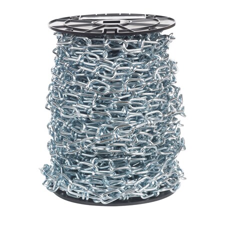 Campbell Chain & Fittings Campbell No. 4/0 Double Loop Carbon Steel Chain 5/32 in. D X 100 ft. L T0724627N